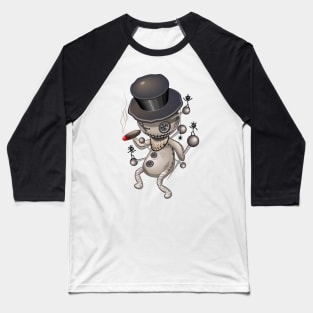 Voodoo Doll Spooky Dancing Character Baseball T-Shirt